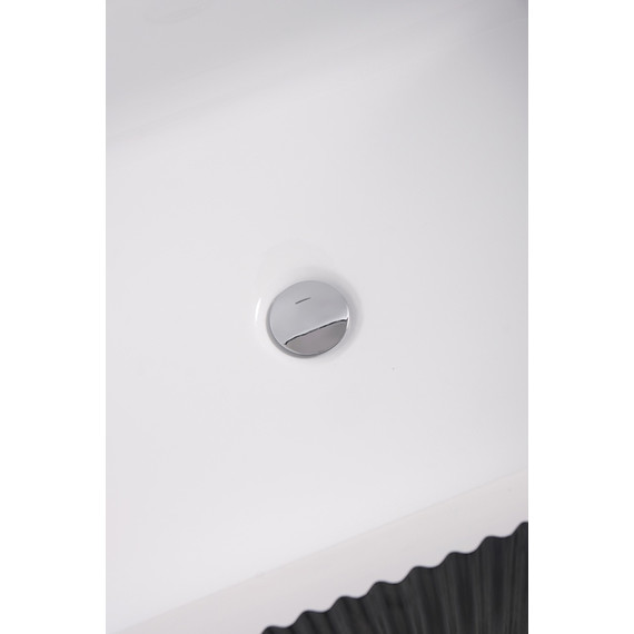 Ванна акриловая Azario Lago Blanco Black 170x75 см AZ-6724-1CLB 17075 (в комплекте с сифоном и металлической рамой) белый глянец/чёрный матовый фото 6