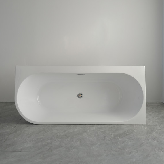 Ванна акриловая Azario Lago Garda 170x75 см AZ-6724-A2 R 17075, в комплекте с сифоном и металлической рамой фото 4