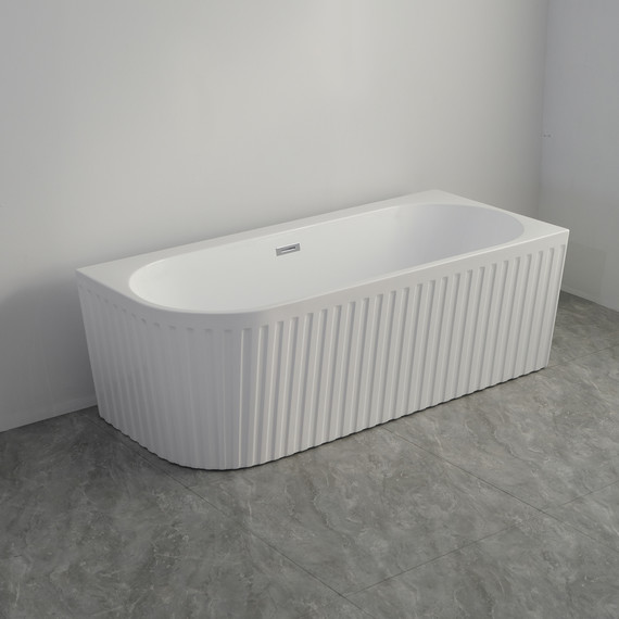 Ванна акриловая Azario Lago Garda 170x75 см AZ-6724-A2 R 17075, в комплекте с сифоном и металлической рамой фото 5