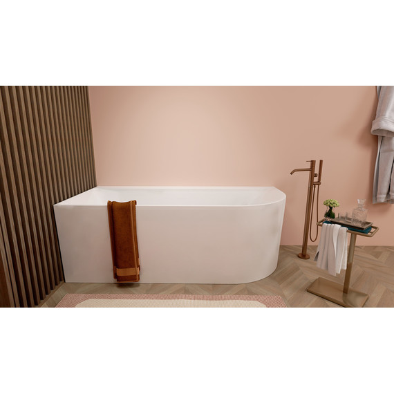 Ванна акриловая Azario Creo Ceramique Mist A 180x80 см AZ-8649-A-1.8, в комплекте с сифоном и металлической рамой фото 2