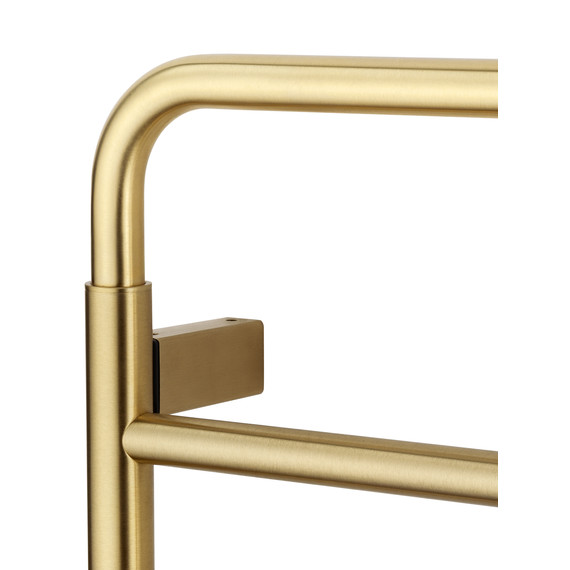 Полотенцесушитель электрический Wonzon & Woghand Wismar П6 450x640 мм WW-AL201-BG, золото фото 4