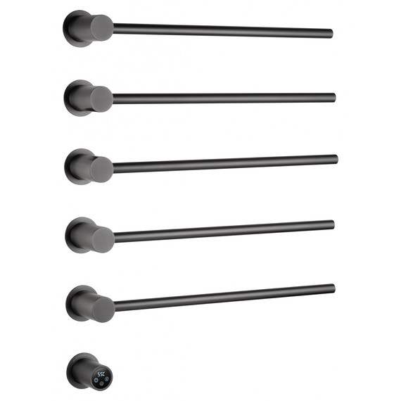 Полотенцесушитель электрический Wonzon & Woghand Hamburg П5 520x665 мм WW-AL315-GM, темный графит фото 