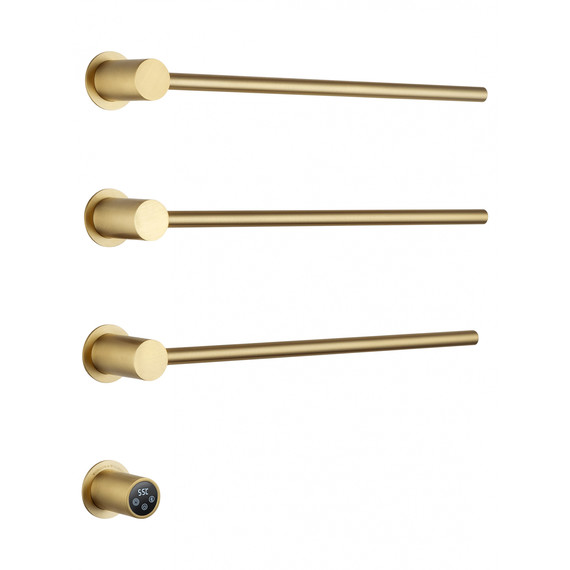 Полотенцесушитель электрический Wonzon & Woghand Hamburg П3 520x515 мм WW-AL313-BG, золото фото 