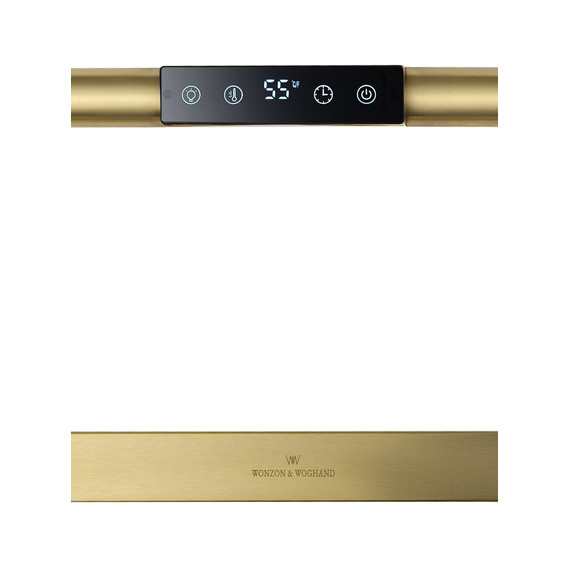 Полотенцесушитель электрический Wonzon & Woghand Köln П7 450x862 мм WW-A6016-BG, золото фото 4