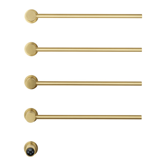 Полотенцесушитель электрический Wonzon & Woghand Hamburg П4 468x665 мм WW-AL314-BG, золото фото 2