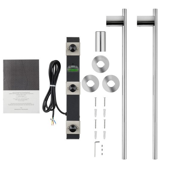 Полотенцесушитель электрический Wonzon & Woghand Dortmund П2 584x370 мм WW-A362-CR фото 5