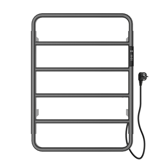 Полотенцесушитель электрический Wonzon & Woghand Wismar П6 450x640 мм WW-AL201-GM, темный графит фото 