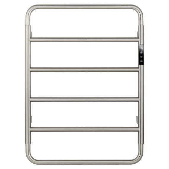 Полотенцесушитель электрический Wonzon & Woghand Wismar П6 450x640 мм WW-AL201-BR, никель фото 2