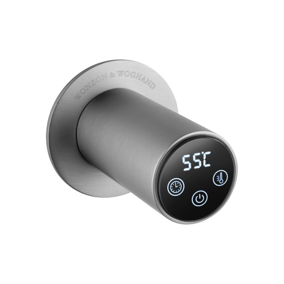 Полотенцесушитель электрический Wonzon & Woghand Baden П6 550x785 мм WW-AL366-BR, никель фото 4