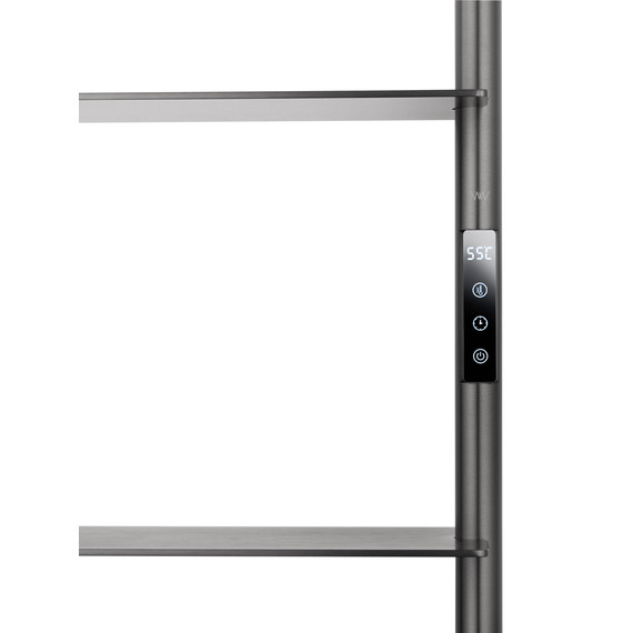 Полотенцесушитель электрический Wonzon & Woghand Düsseldorf П9 450x1620 мм WW-A205-GM, темный графит фото 3