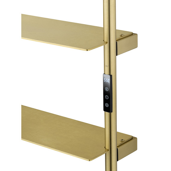 Полотенцесушитель электрический Wonzon & Woghand Düsseldorf П9 450x1620 мм WW-A205-BG, золото фото 4