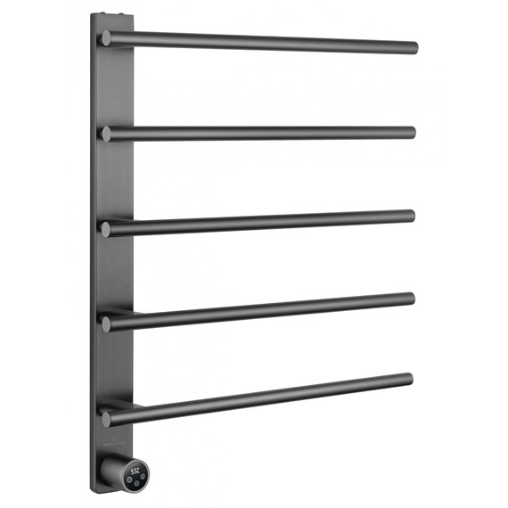 Полотенцесушитель электрический Wonzon & Woghand Nürnberg П5 520x627 мм WW-AL345-GM, темный графит фото 