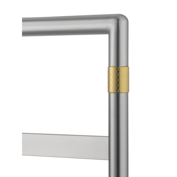 Полотенцесушитель электрический Wonzon & Woghand Köln П7 450x862 мм WW-A6016-BR, никель фото 3