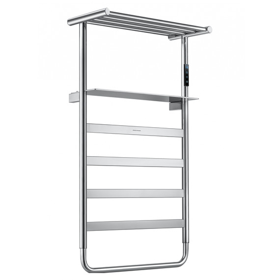 Полотенцесушитель электрический Wonzon & Woghand Düsseldorf с полкой П7 450x862 мм WW-A208-CR фото 