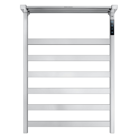 Полотенцесушитель электрический Wonzon & Woghand Frankfurt с полкой П7 450x640 мм WW-A1026-CR фото 2