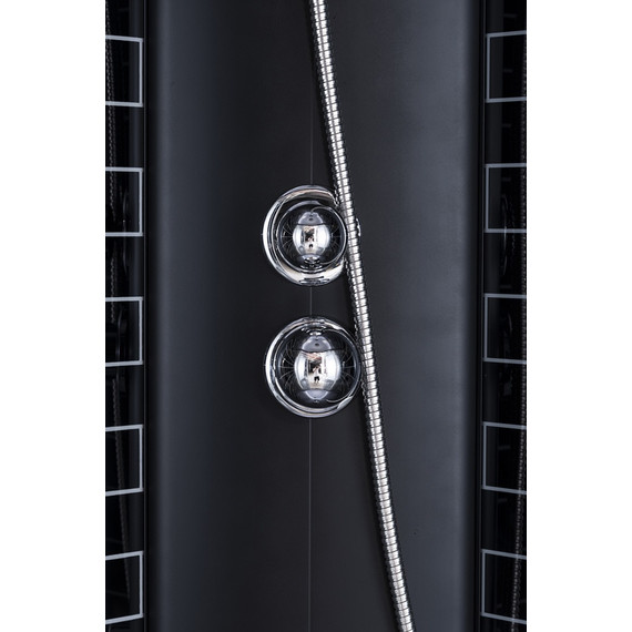 Душевая кабина Loranto 80х80 см CS-6680K 80*80*215, хром/прозрачное фото 7