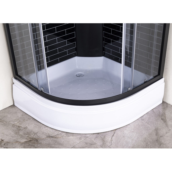 Душевая кабина Loranto 80х80 см CS-6680K 80*80*215, хром/прозрачное фото 12