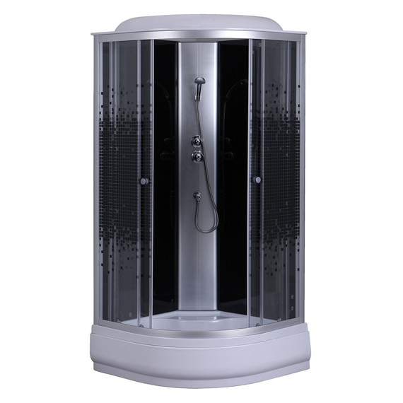 Душевая кабина Loranto 80х80 см CS-6680K 80*80*215, хром/прозрачное фото 