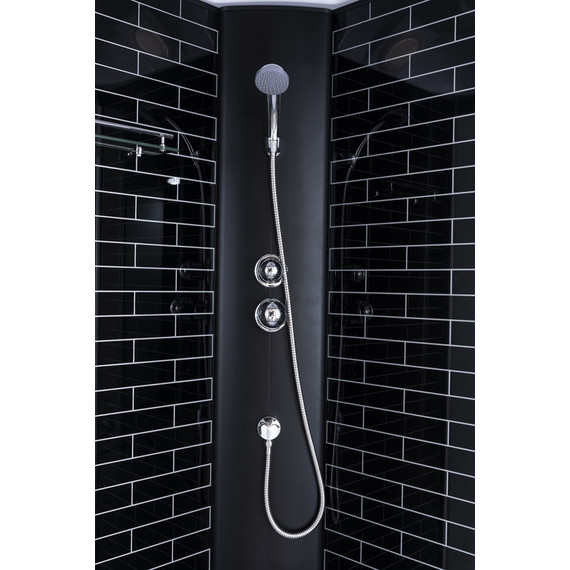 Душевая кабина Loranto 80х80 см CS-6680K 80*80*215, хром/прозрачное фото 6