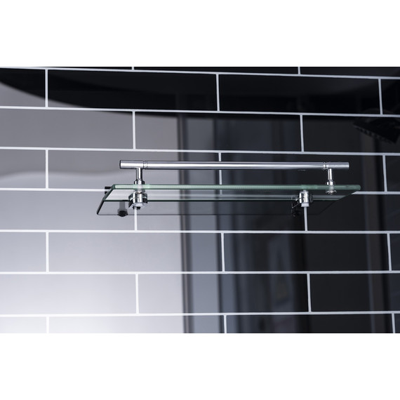 Душевая кабина Loranto 80х80 см CS-6680K 80*80*215, хром/прозрачное фото 5