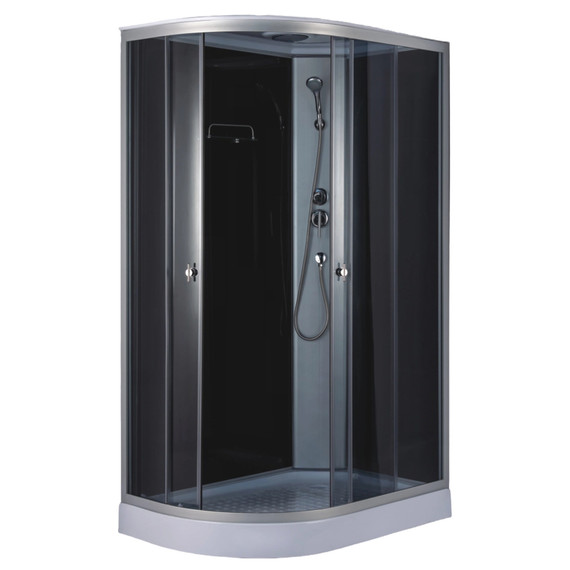 Душевая кабина Loranto 120x80 см CS-877EATM/B-120, хром/тонированное фото 