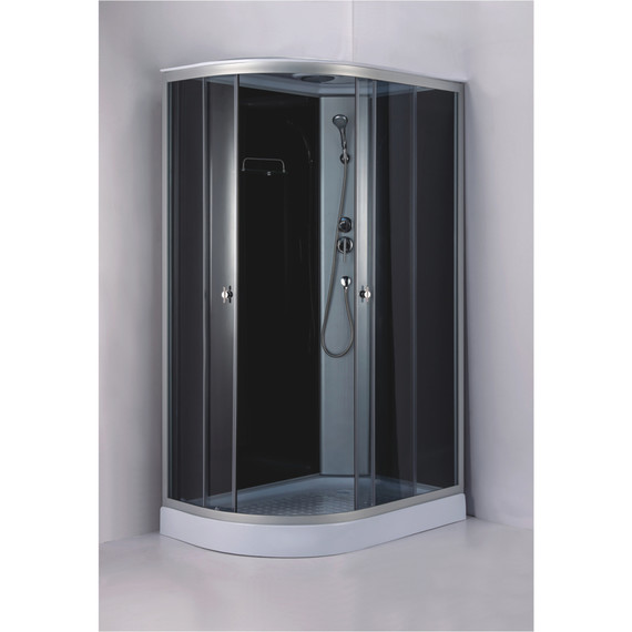 Душевая кабина Loranto 120x80 см CS-877EATM/B-120, хром/тонированное фото 2