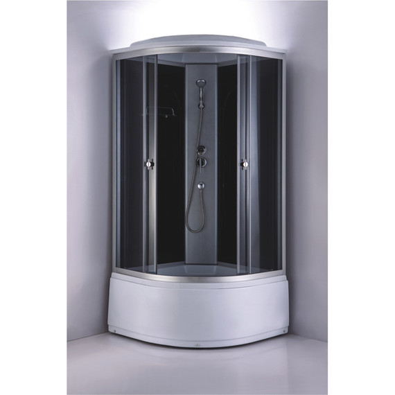Душевая кабина Loranto 90х90 см CS-888EATM/B-90, хром/тонированное фото 2