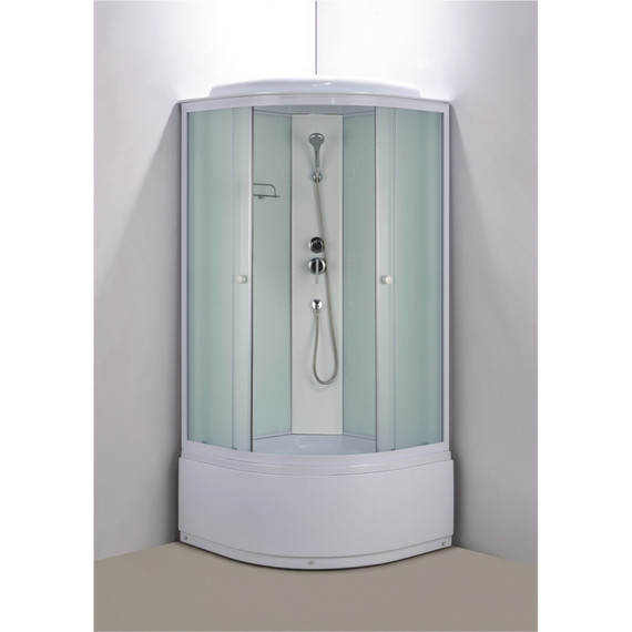 Душевая кабина Loranto 100х100 см CS-888EDTM/W-100, белый/матовое фото 2