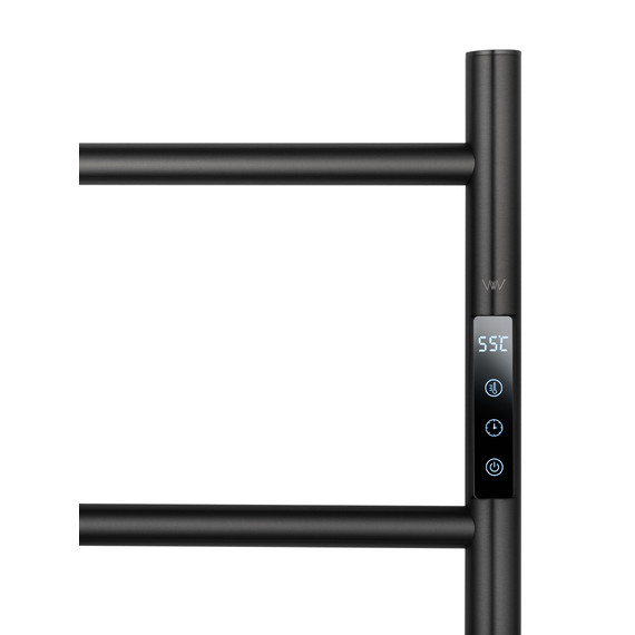 Полотенцесушитель электрический Wonzon & Woghand Bonn П5 450x738 мм WW-AL405-GM, темный графит фото 3