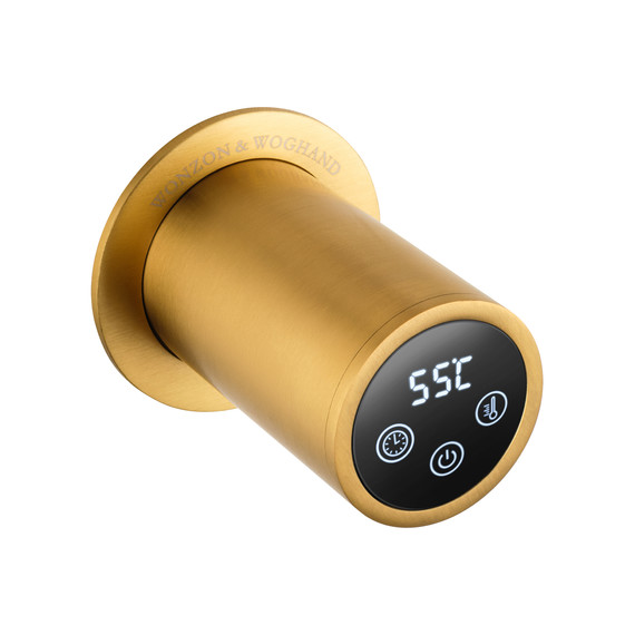 Полотенцесушитель электрический Wonzon & Woghand Hamburg П4 468x665 мм WW-AL314-G, золото фото 4