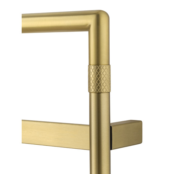 Полотенцесушитель электрический Wonzon & Woghand Köln П5 450x582 мм WW-A6014-BG, золото фото 3