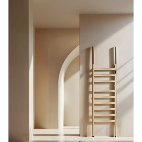 Полотенцесушитель электрический Wonzon & Woghand Bremen П9 450x1800 мм WW-A207-BG, золото фото 5