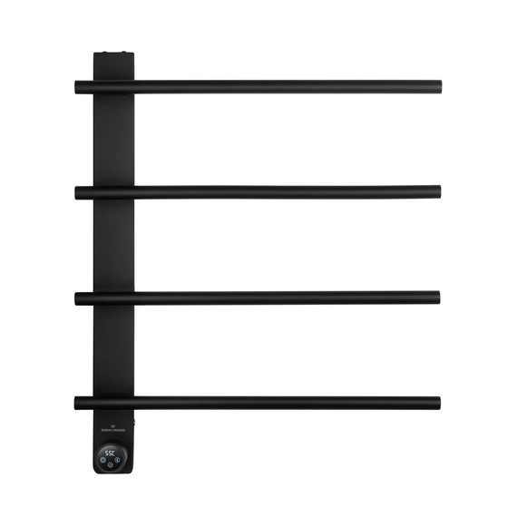 Полотенцесушитель электрический Wonzon & Woghand Nürnberg П4 520x617 мм WW-AL344-MB, чёрный фото 2