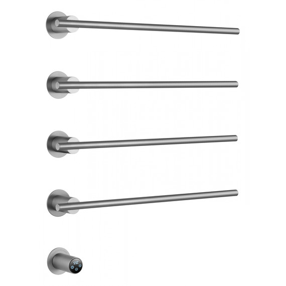 Полотенцесушитель электрический Wonzon & Woghand Dortmund П4 584x610 мм WW-A364-BR, никель фото 