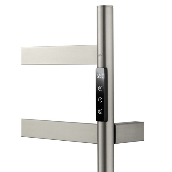 Полотенцесушитель электрический Wonzon & Woghand Essen П6 548x738 мм WW-A405-BR, никель фото 3