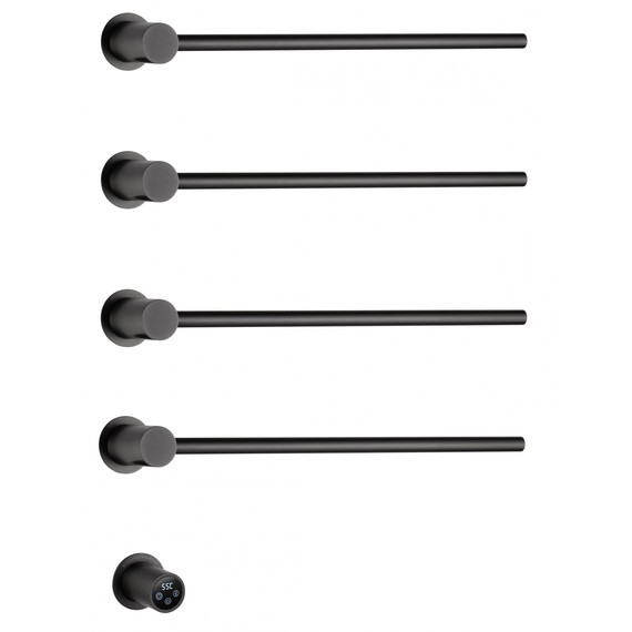 Полотенцесушитель электрический Wonzon & Woghand Hamburg П4 468x665 мм WW-AL314-GM, темный графит фото 