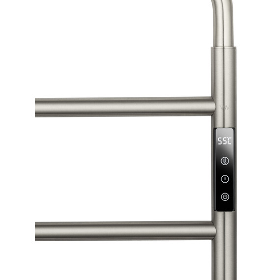 Полотенцесушитель электрический Wonzon & Woghand Wismar П7 450x904 мм WW-AL202-BR, никель фото 3