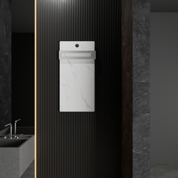 Полотенцесушитель электрический Wonzon & Woghand Stuttgart 420x806 мм WW-A501-BR, никель фото 5