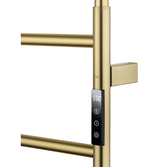 Полотенцесушитель электрический Wonzon & Woghand Wismar П7 450x904 мм WW-AL202-BG, золото фото 4