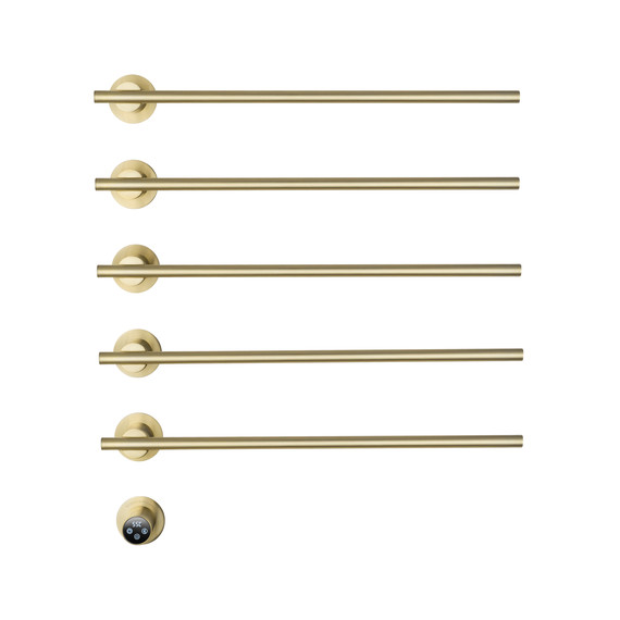 Полотенцесушитель электрический Wonzon & Woghand Dortmund П5 584x670 мм WW-A365-BG, золото фото 2