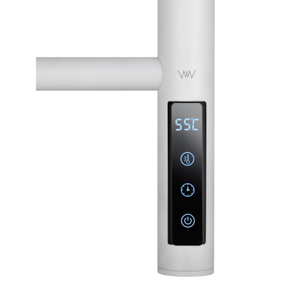 Полотенцесушитель электрический Wonzon & Woghand Bonn П9 418x900 мм WW-AL409-MW, белый фото 4