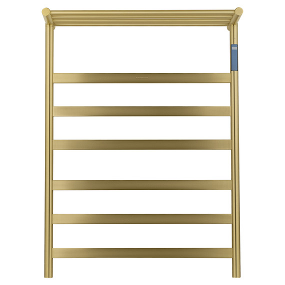 Полотенцесушитель электрический Wonzon & Woghand Essen с полкой П7 548x774 мм WW-A403-BG, золото фото 2