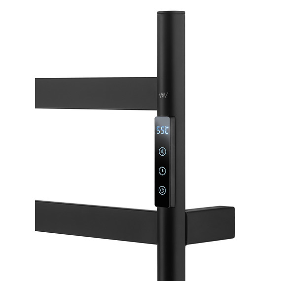 Полотенцесушитель электрический Wonzon & Woghand Essen П6 548x754 мм WW-A405-MB, чёрный фото 2