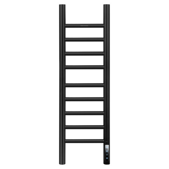 Полотенцесушитель электрический Wonzon & Woghand Bonn П9 218x800 мм WW-AL4092-MB, чёрный фото 7