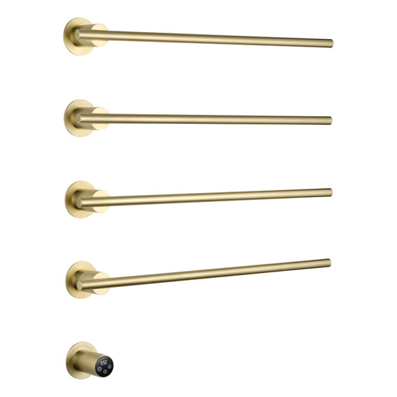 Полотенцесушитель электрический Wonzon & Woghand Dortmund П4 584x610 мм WW-A364-BG, золото фото 