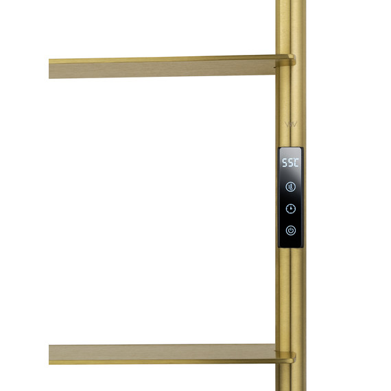 Полотенцесушитель электрический Wonzon & Woghand Düsseldorf П9 450x1620 мм WW-A205-BG, золото фото 3