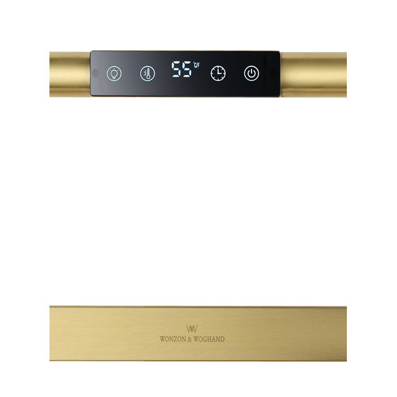 Полотенцесушитель электрический Wonzon & Woghand Köln П5 450x582 мм WW-A6014-BG, золото фото 4