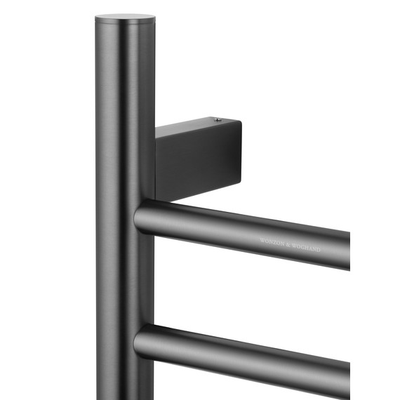 Полотенцесушитель электрический Wonzon & Woghand Bonn П9 218x800 мм WW-AL4092-GM, темный графит фото 3