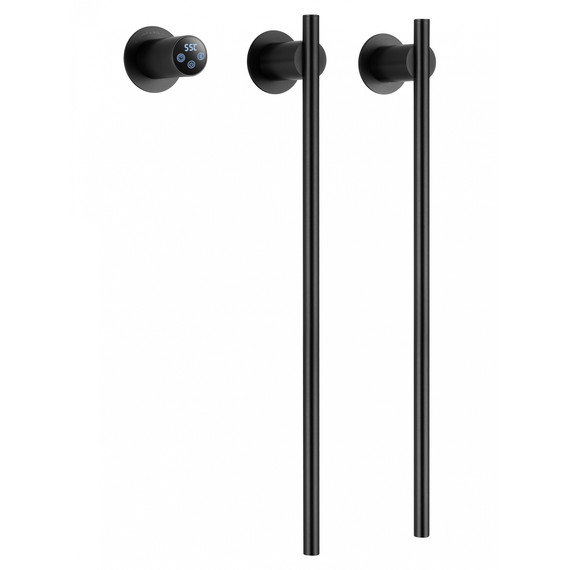 Полотенцесушитель электрический Wonzon & Woghand Dortmund П2 586x390 мм WW-A362-MB, чёрный фото 