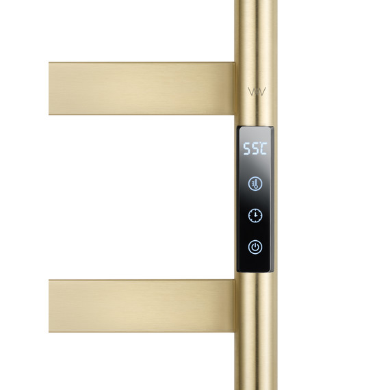 Полотенцесушитель электрический Wonzon & Woghand Bremen П9 450x1800 мм WW-A207-BG, золото фото 3